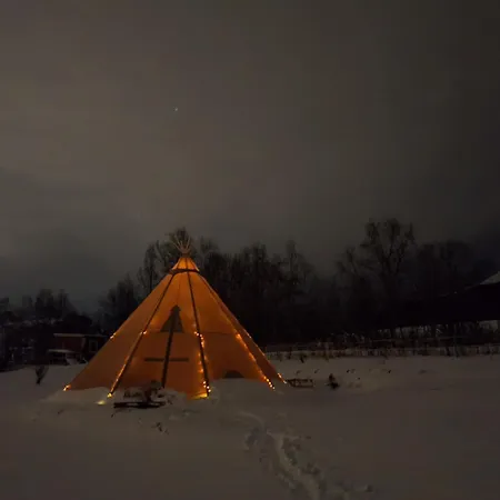 Luxury tent Lavvo Pa Angell Gjestegard *
